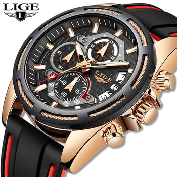 2019 New LIGE Silicone Strap Mens Watches Fashion Top Brand Luxury Business Quartz Watch Men Casual Waterproof Date Clock Reloj
2019 New LIGE Silicone Strap Mens Watches Fashion Top Brand Luxury Business Quartz Watch Men Casual Waterproof Date Clock Reloj