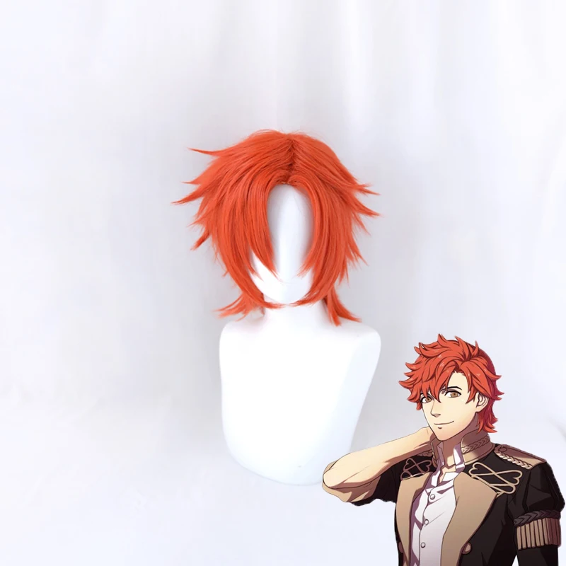 Fire Emblem ThreeHouses Sylvain Jose Gautier Red Short Wig Cosplay Costume Heat Resistant Synthetic Hair Men Party Wigs
Fire Emblem ThreeHouses Sylvain Jose Gautier Red Short Wig Cosplay Costume Heat Resistant Synthetic Hair Men Party Wigs