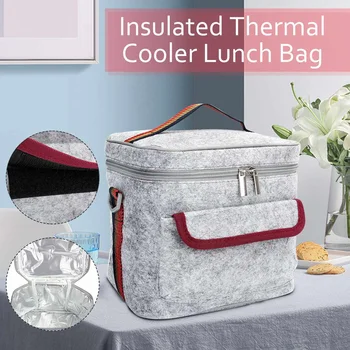 Portable Fashion Double Layer Insulated Thermal Cooler Lunch Box Waterproof Food Bag Family Work Travel Picnic Bags for Students
Portable Fashion Double Layer Insulated Thermal Cooler Lunch Box Waterproof Food Bag Family Work Travel Picnic Bags for Students