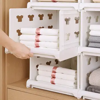 2pcs Drawer Type Closet Shelf Wardrobe Partition Clothes Shelf Storage Rack Home Office Grocery Storage White
2pcs Drawer Type Closet Shelf Wardrobe Partition Clothes Shelf Storage Rack Home Office Grocery Storage White