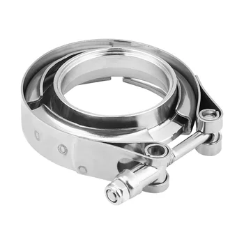 Universal 2 Inch Stainless Steel V-Band Clamp Flange Kit Fits for Turbos, Wastegates Blow-off Valves Exhaust Silver
Universal 2 Inch Stainless Steel V-Band Clamp Flange Kit Fits for Turbos, Wastegates Blow-off Valves Exhaust Silver