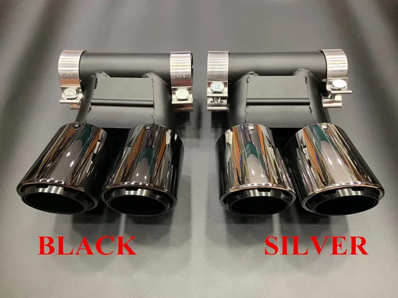 1 PiarTop Quality Three Layers Silver, Black Exhaust Muffler Tips for Porsche 718 Car Styling Universal Carbon Exhaust Pipes
1 PiarTop Quality Three Layers Silver, Black Exhaust Muffler Tips for Porsche 718 Car Styling Universal Carbon Exhaust Pipes
