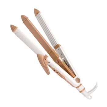3 In 1 Professional Electric Ceramic Straightening Iron Corrugated Crimper Wave Hair Straightener Flat Iron Curler Curling Tool 
3 In 1 Professional Electric Ceramic Straightening Iron Corrugated Crimper Wave Hair Straightener Flat Iron Curler Curling Tool
