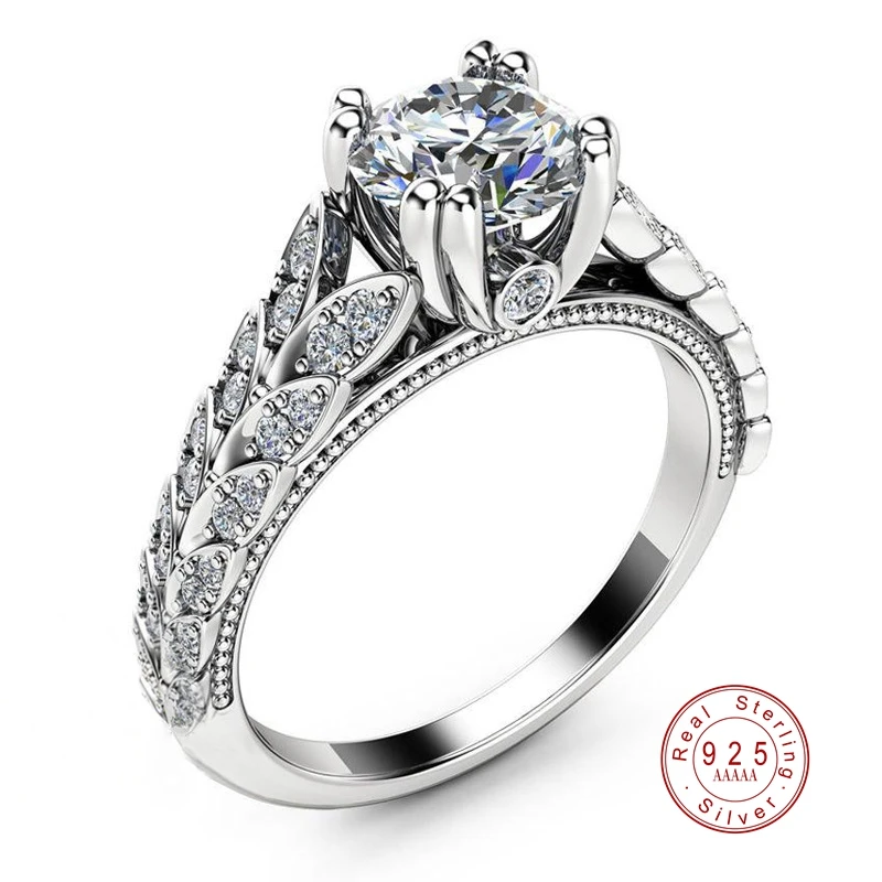 Fashion Sparkling CZ Rings For Women Girls Jewelry Anniversary Gift Real 925 Sterling Sliver Anel Bagues Femme Engagement Ring
Fashion Sparkling CZ Rings For Women Girls Jewelry Anniversary Gift Real 925 Sterling Sliver Anel Bagues Femme Engagement Ring