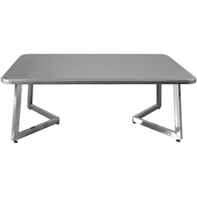 Stainless Steel Coffee Table Rectangular Minimalist Apartment Living Room Balcony Tea Table Dining Table Dual-Use Low Table
Stainless Steel Coffee Table Rectangular Minimalist Apartment Living Room Balcony Tea Table Dining Table Dual-Use Low Table