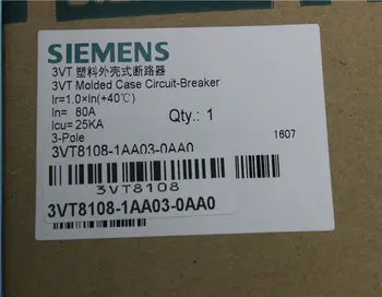 1pc Siemens 3VT8108-1AA03-0AA0 3P 80A circuit breaker free shipping
1pc Siemens 3VT8108-1AA03-0AA0 3P 80A circuit breaker free shipping