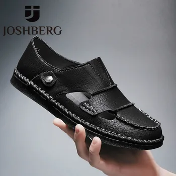JOSHBERG Fashion Brand Street Style Breathable Hard-Wearing Men Shoe Light Flat Sandals Trendy Beach Sandals Tenis Masculino
JOSHBERG Fashion Brand Street Style Breathable Hard-Wearing Men Shoe Light Flat Sandals Trendy Beach Sandals Tenis Masculino