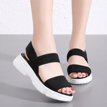 Damyuan Plus Size 35-45 Women's Platform Sandals Flexible Slip on Women Shoes Wedges Platform Sandals Lady Comfortable Shoes
Damyuan Plus Size 35-45 Women's Platform Sandals Flexible Slip on Women Shoes Wedges Platform Sandals Lady Comfortable Shoes