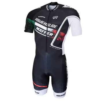 Powerslide Roller Skate Pro Team Man Cycling Short Sleeve Skinsuit Suit Triathlon Clothing Bike Jersey Roupa Ciclismo Jumpsuit
Powerslide Roller Skate Pro Team Man Cycling Short Sleeve Skinsuit Suit Triathlon Clothing Bike Jersey Roupa Ciclismo Jumpsuit