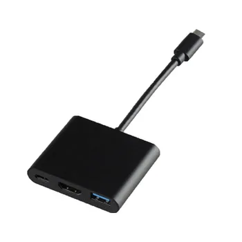 USB C to HDMI Adapter Type-C to USB 3.1 Converter 3-IN-1 Cable Hub 1080P 4K HD Adapter for Phone Tablet Laptop TV PC Monitor
USB C to HDMI Adapter Type-C to USB 3.1 Converter 3-IN-1 Cable Hub 1080P 4K HD Adapter for Phone Tablet Laptop TV PC Monitor