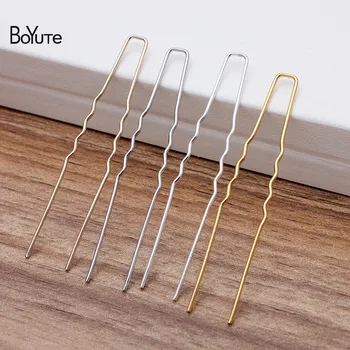BoYuTe (200 Pieces/Lot) 64*0.9MM Metal Iron Hair Fork Hairpins Diy Hair Accessories Handmade Materials Wholesale 
BoYuTe (200 Pieces/Lot) 64*0.9MM Metal Iron Hair Fork Hairpins Diy Hair Accessories Handmade Materials Wholesale
