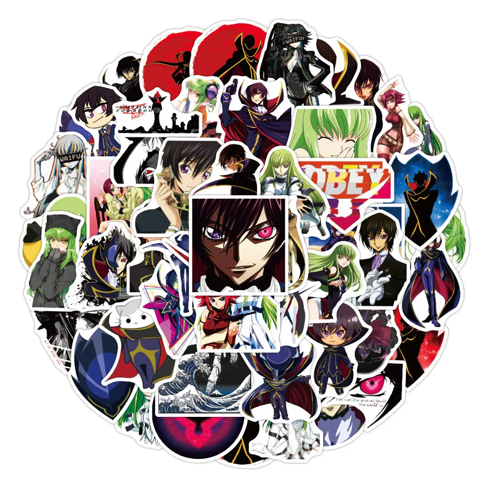 10/30/50PCS Anime CODE GEASS Lelouch of the Rebellion Cartoon Stickers Skateboard Phone Bike Car Graffiti Decal Sticker Kid Toy
10/30/50PCS Anime CODE GEASS Lelouch of the Rebellion Cartoon Stickers Skateboard Phone Bike Car Graffiti Decal Sticker Kid Toy