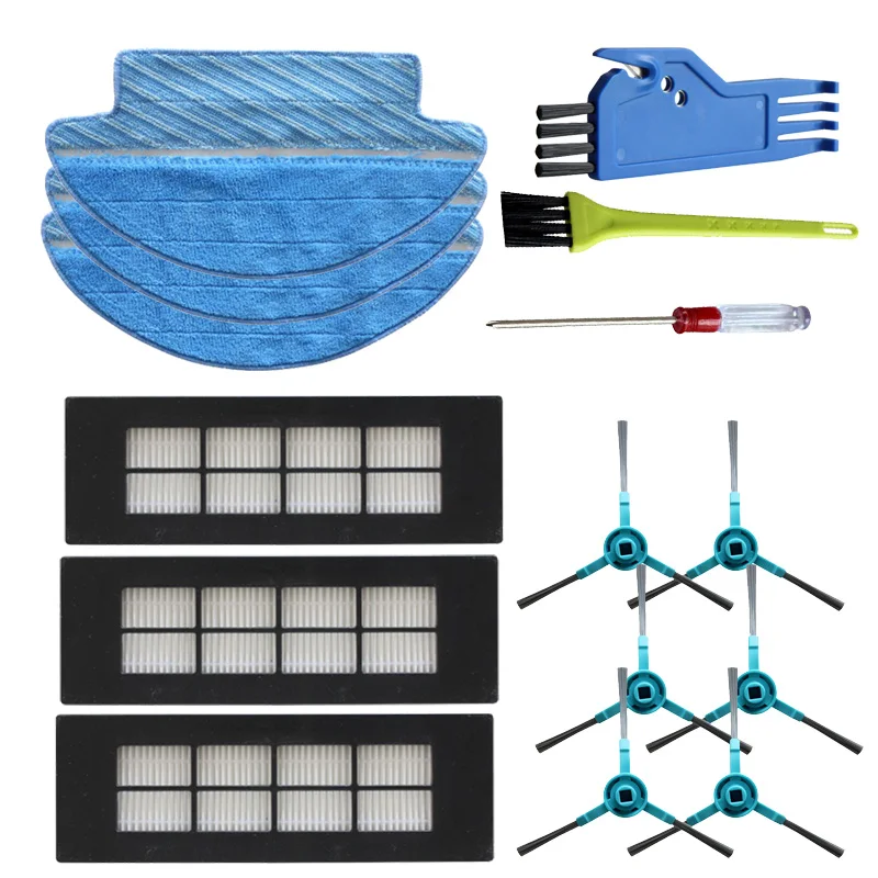 er Accessories, Suitable for Conga 3090 er Accessories Side Brush, Mop, Cloth Filter Set
er Accessories, Suitable for Conga 3090 er Accessories Side Brush, Mop, Cloth Filter Set