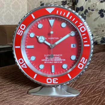 Creative Luxury Table Clock Metal Silent Wall Clock Living Room Luminous Desk Clocks Wall Home Decor Bedroom with Logo Gift
Creative Luxury Table Clock Metal Silent Wall Clock Living Room Luminous Desk Clocks Wall Home Decor Bedroom with Logo Gift