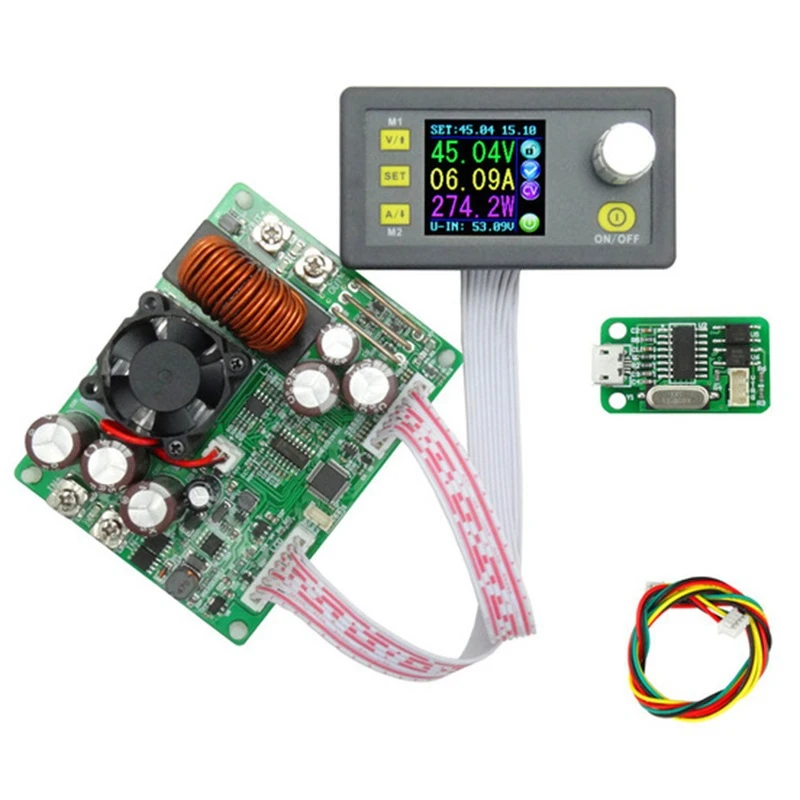 DPS5020 LCD Constant Voltage Current Step-Down Programmable Power Supply Module with USB Communication Module
DPS5020 LCD Constant Voltage Current Step-Down Programmable Power Supply Module with USB Communication Module