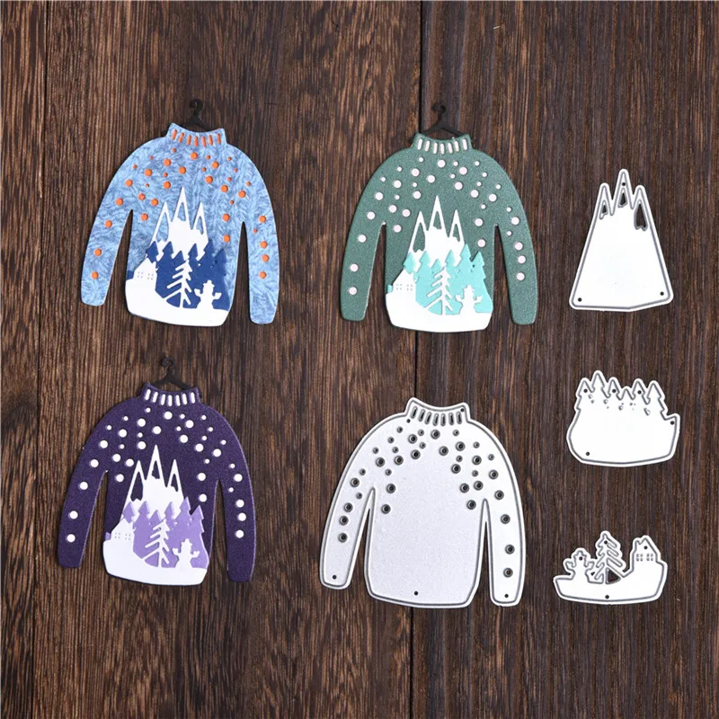 DiyArts Sweater Dies Christmas Tree House Gift Metal Cutting Dies for Card Making Scrapbooking Embossing Cuts Stencil Craft
DiyArts Sweater Dies Christmas Tree House Gift Metal Cutting Dies for Card Making Scrapbooking Embossing Cuts Stencil Craft