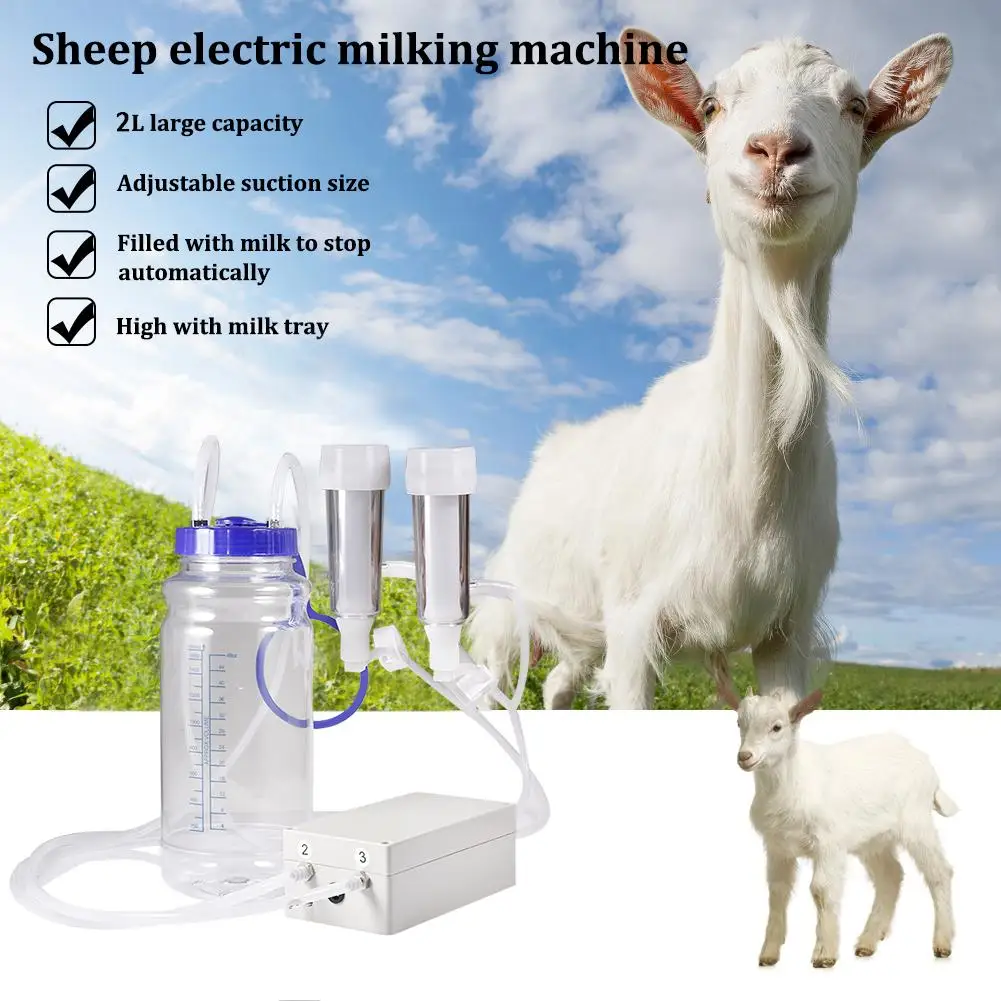 Cow Goat Electric Milking Machine Upgraded Stainless Steel Household Breast Vacuum Pump Suction Milker Electric Breast Pump
Cow Goat Electric Milking Machine Upgraded Stainless Steel Household Breast Vacuum Pump Suction Milker Electric Breast Pump