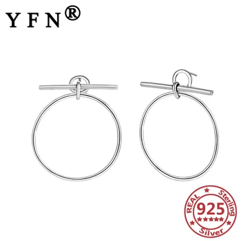 YFN 925 Sterling Silver Hoop Earrings For Trendy Jewelry Gift Silver 925 Jewelry Women's Earring Valentine's Day Gift Mom's Gift 
YFN 925 Sterling Silver Hoop Earrings For Trendy Jewelry Gift Silver 925 Jewelry Women's Earring Valentine's Day Gift Mom's Gift