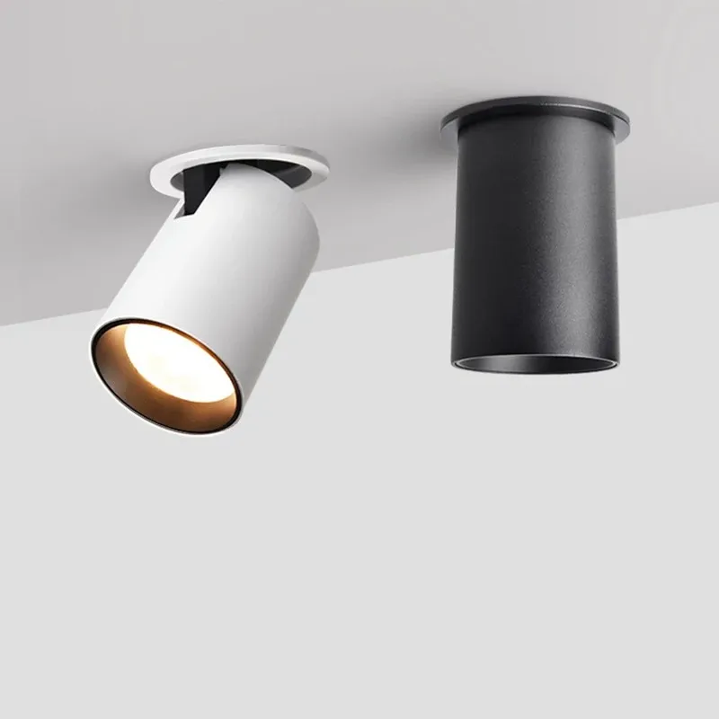 Embedded LED spotlights Surface mounted ceiling light Adjust up down left and right 7W 12W Rotate Telescopic CREE cob downlight
Embedded LED spotlights Surface mounted ceiling light Adjust up down left and right 7W 12W Rotate Telescopic CREE cob downlight