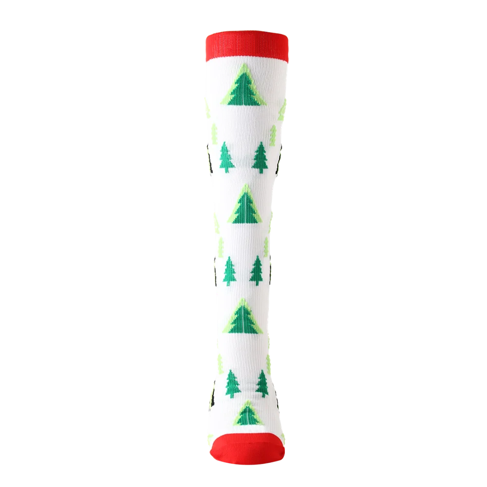 Новинка 2020 года рождественские носки компрессионные чулки с изображением дерева