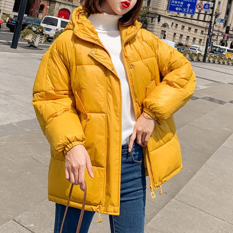 Thicken Warm Cotton Padded Coat Jackets Women Plus Size Winter Hooded Short Parkas Woman 2019 Fashion Smoky blue Parka Female
Thicken Warm Cotton Padded Coat Jackets Women Plus Size Winter Hooded Short Parkas Woman 2019 Fashion Smoky blue Parka Female