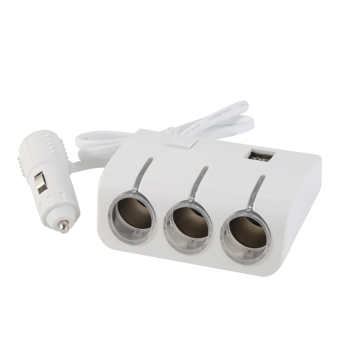 Dual USB Car Charger 3 Way Cigarette Lighter Adapter With Power Control Button 5V Multi Socket Splitter Charger For GPS Phone
Dual USB Car Charger 3 Way Cigarette Lighter Adapter With Power Control Button 5V Multi Socket Splitter Charger For GPS Phone