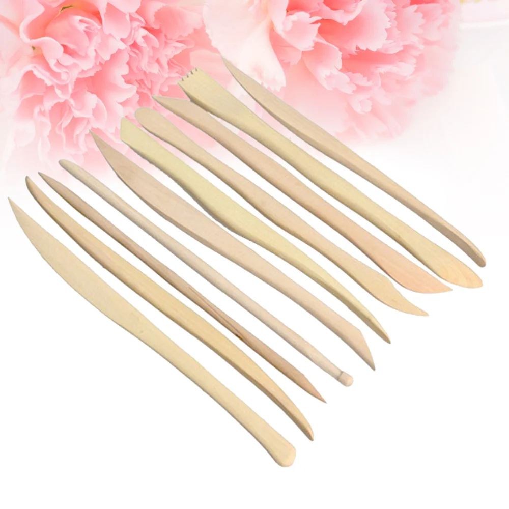 10pcs Clay Modeling Tools Double-ended Wooden Sturdy Shaping Tool Sculpture Tool for Crafts Projects
10pcs Clay Modeling Tools Double-ended Wooden Sturdy Shaping Tool Sculpture Tool for Crafts Projects