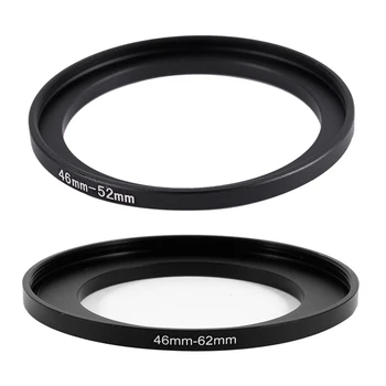 Hot 2pcs Camera Parts Lens Filter Step Up Ring Adapter Black - 46mm-62mm & 46mm-52mm
Hot 2pcs Camera Parts Lens Filter Step Up Ring Adapter Black - 46mm-62mm & 46mm-52mm