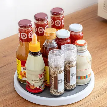 Durable 360 Rotating Round Spice Storage Rack Tray Turntable Home Kitchen Jar Holder Pepper Baking Ingredients
Durable 360 Rotating Round Spice Storage Rack Tray Turntable Home Kitchen Jar Holder Pepper Baking Ingredients