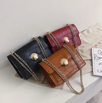 Luxury Crocodile Pattern Crossbody Bag Embossing PU Leather Chic Shoulder Bags Brand Design Messenger Bag Chain Handbag #20 
Luxury Crocodile Pattern Crossbody Bag Embossing PU Leather Chic Shoulder Bags Brand Design Messenger Bag Chain Handbag #20