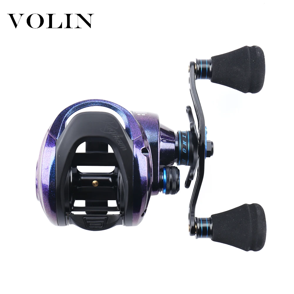 NEW Japan NMB BB Baitcasting Fishing Reel Lengthen Handle Centrifigal and Magnetic Brake System 13KG Max Drag 10+1 BB 6.5:1
NEW Japan NMB BB Baitcasting Fishing Reel Lengthen Handle Centrifigal and Magnetic Brake System 13KG Max Drag 10+1 BB 6.5:1
