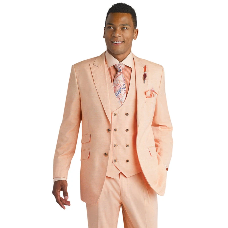 Custom Made Pink Wedding Suits for Men Suit Groom Jacket Slim Fit 3 Piece Tuxedo Custom Prom Men Blazer (Jacket+Pants+Vest)
Custom Made Pink Wedding Suits for Men Suit Groom Jacket Slim Fit 3 Piece Tuxedo Custom Prom Men Blazer (Jacket+Pants+Vest)