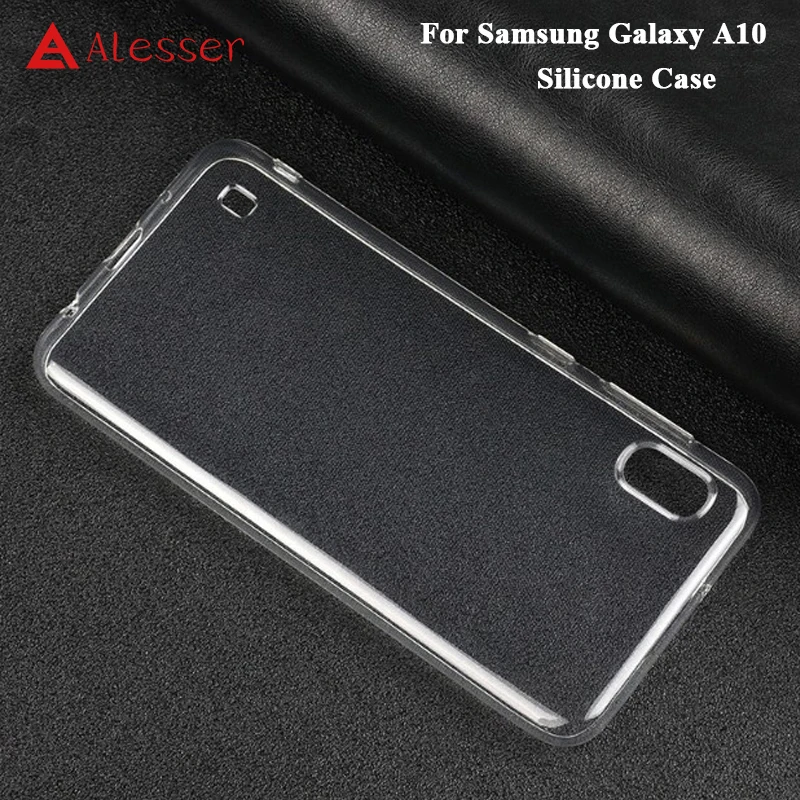 Alesser для samsung Galaxy A10 прозрачный силиконовый чехол Мягкий ТПУ Замена защитный |