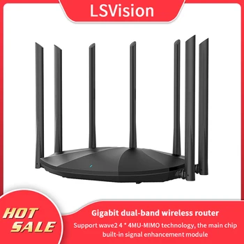 LSVision AC2100M DualBand wireless Router with 7*6 dBi antenna wireless repeater support APP control,router wifi
LSVision AC2100M DualBand wireless Router with 7*6 dBi antenna wireless repeater support APP control,router wifi