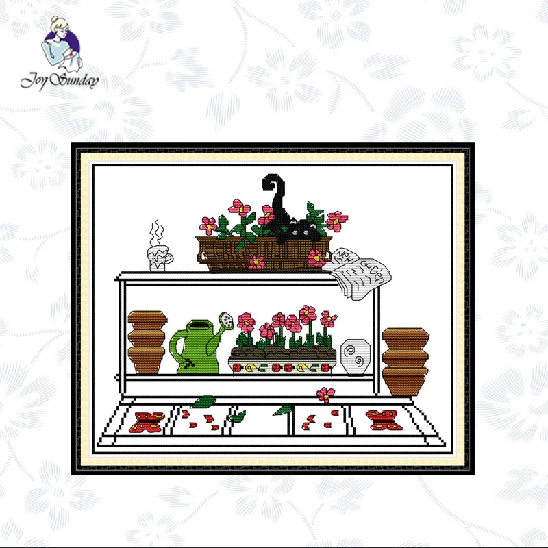 Joy Sunday,Cat,cross stitch embroidery kit,11CTor14CT Printed Fabric,Animal pattern cross stitch kit,counted cross stitch kits
Joy Sunday,Cat,cross stitch embroidery kit,11CTor14CT Printed Fabric,Animal pattern cross stitch kit,counted cross stitch kits