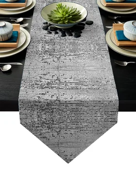 Sequin Silver Plate Rectangular Shiny Table Runner Table Flag Home Party Decorative Tablecloth Table Runners
Sequin Silver Plate Rectangular Shiny Table Runner Table Flag Home Party Decorative Tablecloth Table Runners