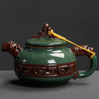 Ice cracked teapot small purple sand teapot single teapot household ceramic simple single teapot with filter creative teapot
Ice cracked teapot small purple sand teapot single teapot household ceramic simple single teapot with filter creative teapot