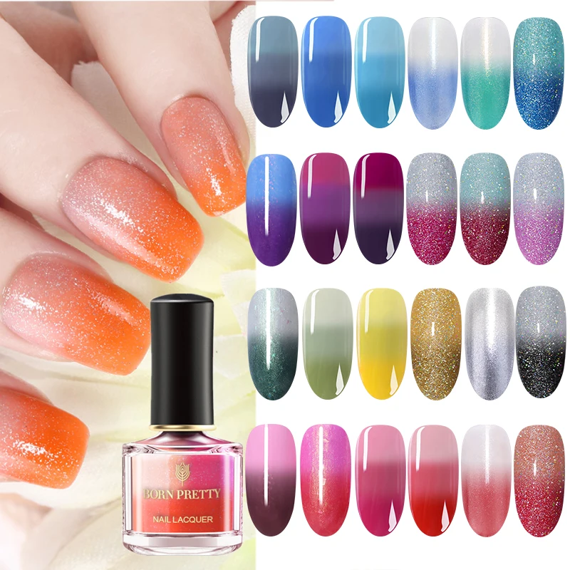 BORN PRETTY Thermal Nail Polish Autumn 6ml 3-layers Temperature Color Changing Nail Art Varnish DIY Manicuring Nails Supplies
BORN PRETTY Thermal Nail Polish Autumn 6ml 3-layers Temperature Color Changing Nail Art Varnish DIY Manicuring Nails Supplies