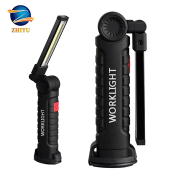 ZHIYU led Work Light Flashlight with Magnetic Torch COB+LED rechargeable led torch Built-in battery for outdoor Camping Hunting
ZHIYU led Work Light Flashlight with Magnetic Torch COB+LED rechargeable led torch Built-in battery for outdoor Camping Hunting