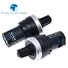 TZT LA42DWQ-22 1K 2K 5K 10K 22mm diamètre Pots potentiomètre rotatif convertisseur régulateur inverseur interrupteur de résistance pour arduino(China)