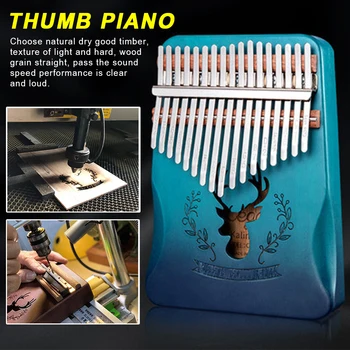 17 Key Thumb Piano Wooden Kalimba Clear Sound Beginner Handheld Musical Instrument With Tune Professional Thumb Piano
17 Key Thumb Piano Wooden Kalimba Clear Sound Beginner Handheld Musical Instrument With Tune Professional Thumb Piano