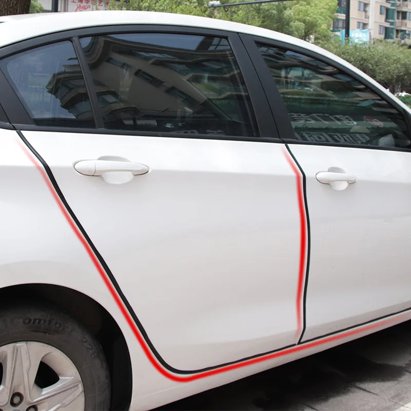 

5 Meter Paste-free Car Door Anti-collision Strip Anti-scratch Strip Anti-collision Sealing Strip Car Door Protection Accessories