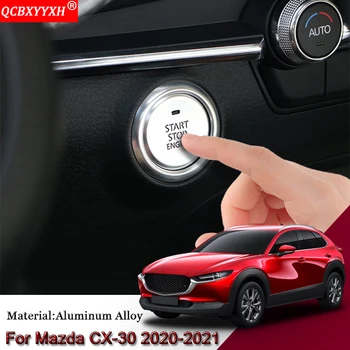 2pcs/set Car Styling START Engine Button Cover STOP Key Ignition Switch Cover Automobiles Accessories For Mazda CX-30 2020 2021
2pcs/set Car Styling START Engine Button Cover STOP Key Ignition Switch Cover Automobiles Accessories For Mazda CX-30 2020 2021