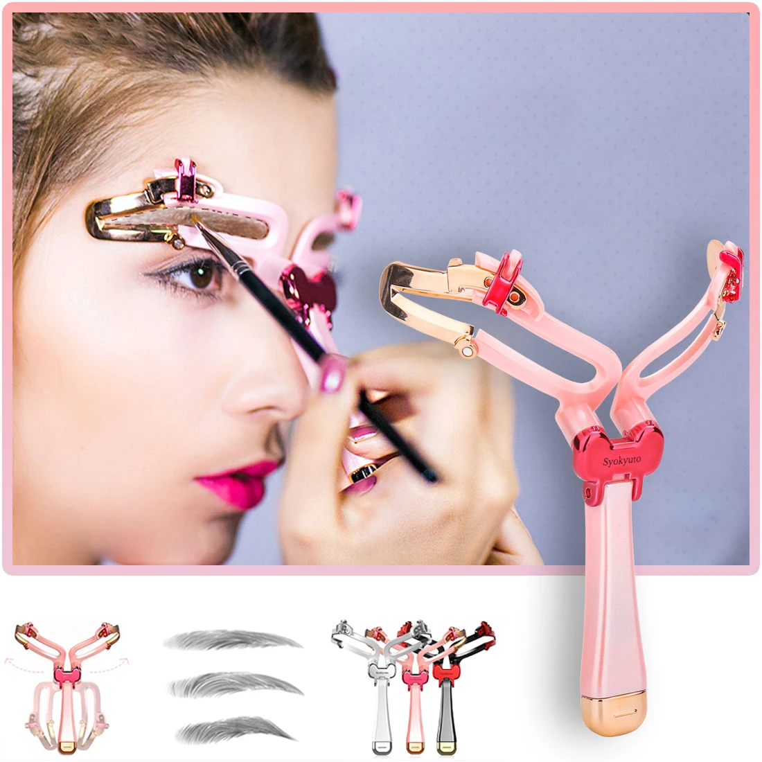 NEW Reusable Adjustable Eyebrow Stencil Makeup Shaper Eye Brow Makeup Model Template Eyebrows Card Styling Tools Drop Shipping
NEW Reusable Adjustable Eyebrow Stencil Makeup Shaper Eye Brow Makeup Model Template Eyebrows Card Styling Tools Drop Shipping