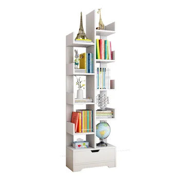Simple Floor-standing Bookshelf Tree-shaped Bookcase Living Room Shelf With Storage Cabinet To Save Space
Simple Floor-standing Bookshelf Tree-shaped Bookcase Living Room Shelf With Storage Cabinet To Save Space