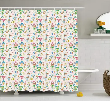 Funny Animal Figures Flora Shower Curtain, Cleaning Waterproof Polyester Bathroom Curtain,72 x 96 Inches
Funny Animal Figures Flora Shower Curtain, Cleaning Waterproof Polyester Bathroom Curtain,72 x 96 Inches