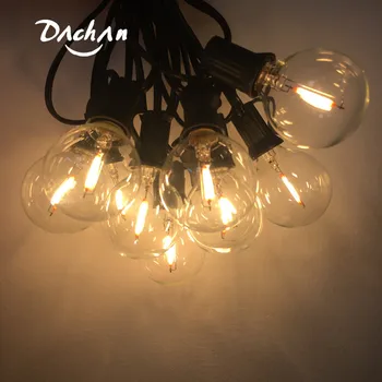 25Ft. LED G40 Outdoor Patio String Lights with 25 LED Clear Globe Bulbs, Warm White Ambience Indoor & Outdoor Lights for Patio G
25Ft. LED G40 Outdoor Patio String Lights with 25 LED Clear Globe Bulbs, Warm White Ambience Indoor & Outdoor Lights for Patio G