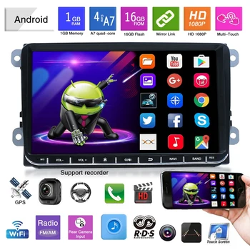 9 Inch Android 9.1 Car GPS Navigation Car Multimedia Player Wifi RDS Fit for SKODA GOLF 5 Golf 6 PASSAT B6 JETTA TIGUAN
9 Inch Android 9.1 Car GPS Navigation Car Multimedia Player Wifi RDS Fit for SKODA GOLF 5 Golf 6 PASSAT B6 JETTA TIGUAN