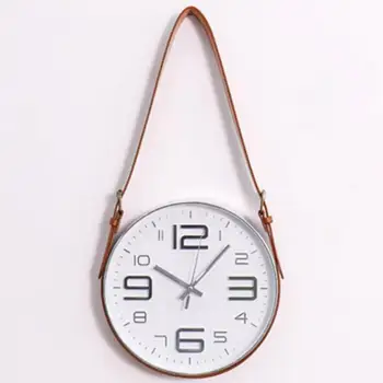 Nordic Modern Style Mute Rope Hanging Clock Wall Clock Novel Round Silent Clock Decor For Study office bedroom living room
Nordic Modern Style Mute Rope Hanging Clock Wall Clock Novel Round Silent Clock Decor For Study office bedroom living room