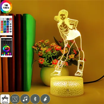 3D Lamp LED Night Light Dragon Ball Android 18 Action Figure 7 Colors Touch Table Decoration Light Optical Illusion Clock Base
3D Lamp LED Night Light Dragon Ball Android 18 Action Figure 7 Colors Touch Table Decoration Light Optical Illusion Clock Base